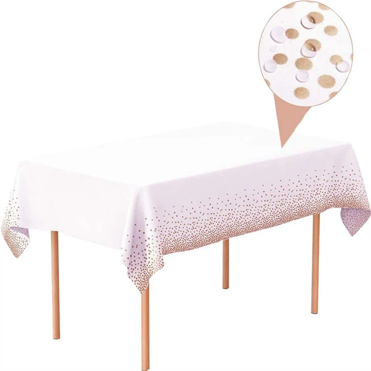 Rose Gold Disposable Table Cover