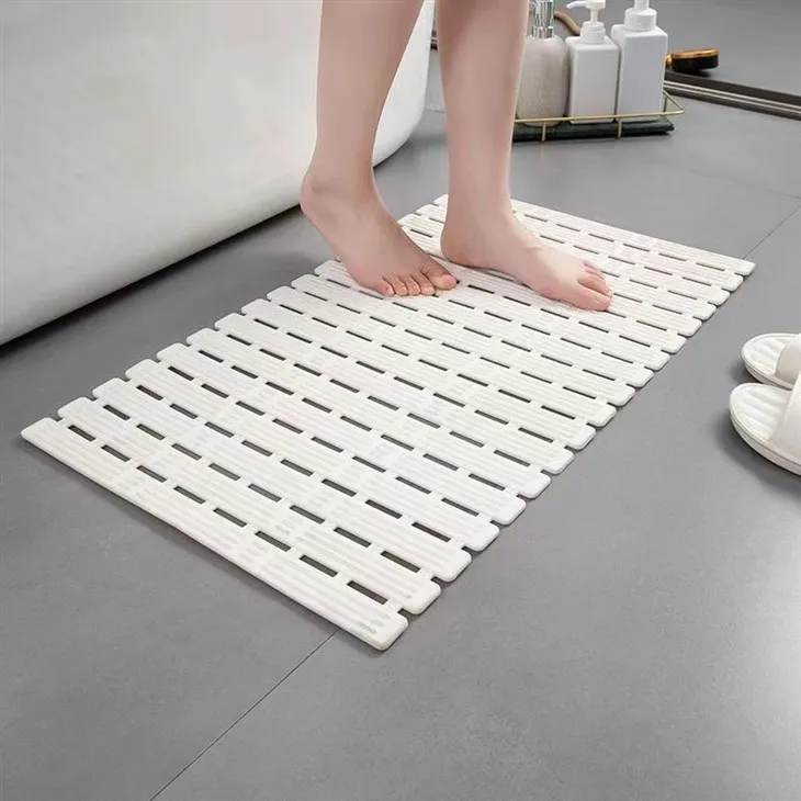 Bathroom Non-slip Mat Home Long Foldable Shower Room Floor Mat Bathroom Anti-fall Suction Cup Floor Mat