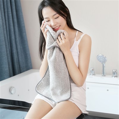 Antibakteriyel Havlu Bambu Karbon Fiber Emici Ev Kalınlaşma Saç Düşmez Yumuşak Mercan Kadife Havlu Üreticileri Toptan