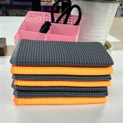 Ananas Kontrol Silme Araba Havlusu Araba Cam Havlu Petek Mikrofiber Waffle Araba Yıkama Havlusu Bez Temizleme Kare